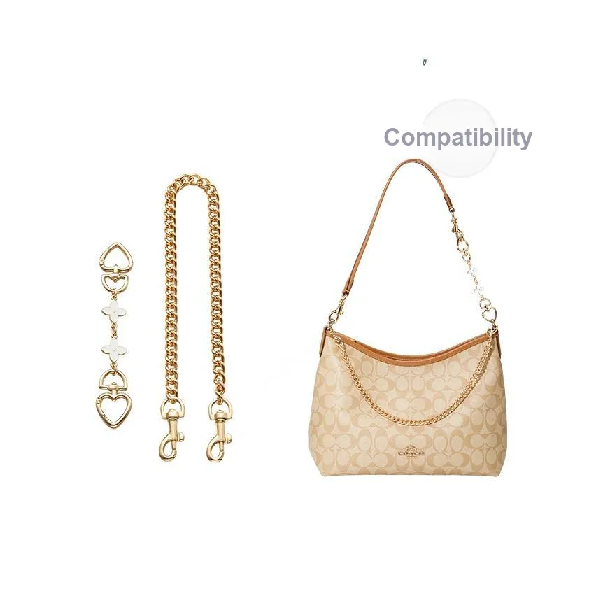 Ingenuity Handmade Alloy Bag Strap Women's Multicolor