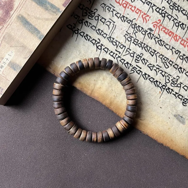 GLMD Agarwood Prosperity Rich Overnight Beaded Bracelet Unisex-3