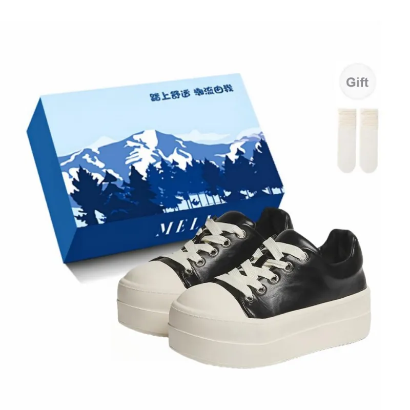 Fawn Miri Anti Slip And Wear Resistant Height Increasing Low Top Skateboard Shoes Women's-2