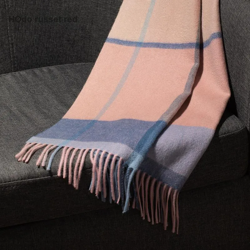Red Bean 100% Cashmere Knit Scarves Women's-7