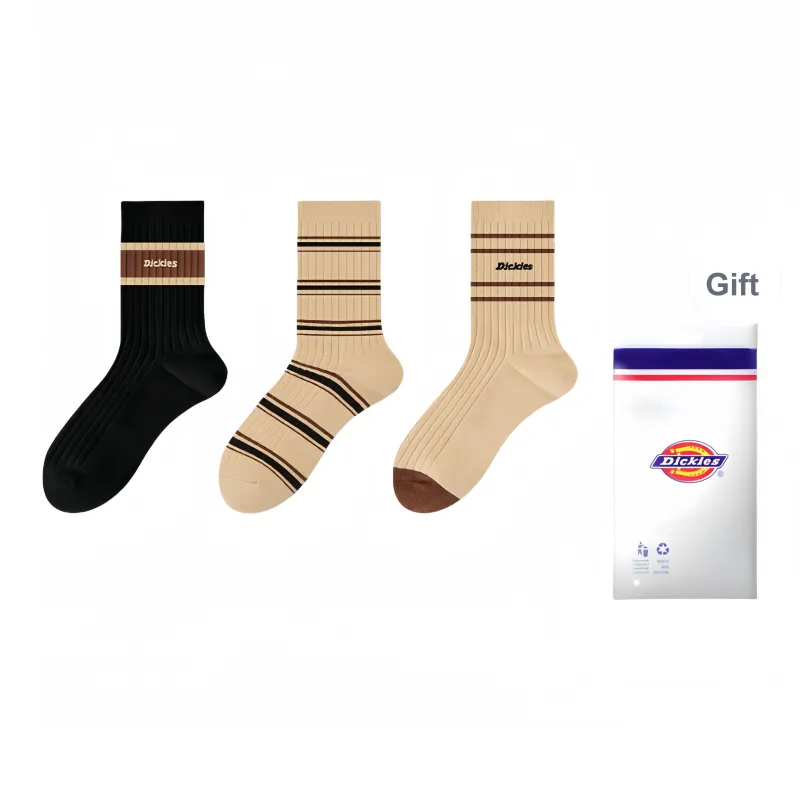 Dickies Thickened Terry Thermal Breathable Fall Winter Crew Socks Unisex-2