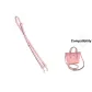 Rouge Pink Crossbody Shoulder Strap