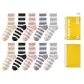 [10 Pack]2 Apricot+2 Black+2 Light Pink+2 Light Purple+2 Light Gray