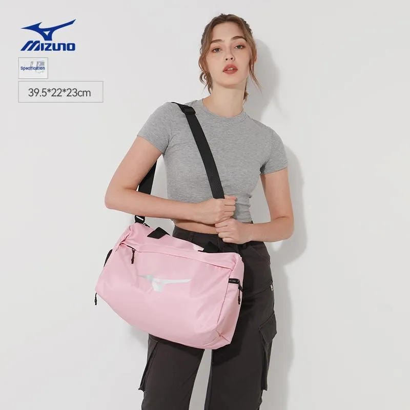 Mizuno Polyester Travel Bag, Gym Bag, Crossbody Bag Swim Bag Unisex Black-11