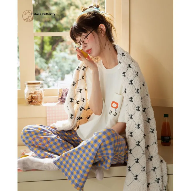 Gongdie x ZAOWUCANXIONGDI,LIANMINGKUAN Pajama Set Women's-6