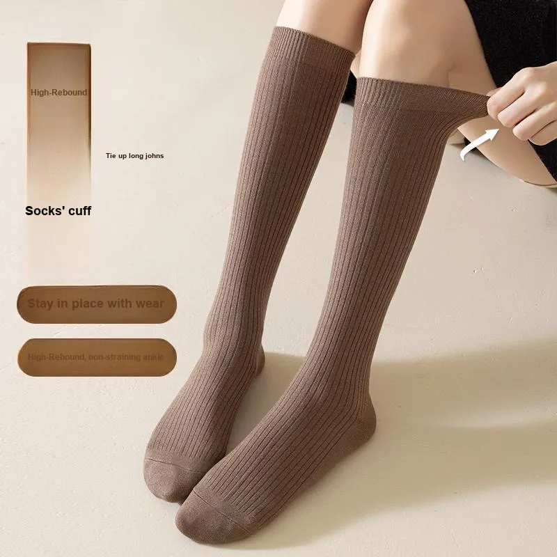 JIAZINI Knee High Socks Women's 2 Pack-10
