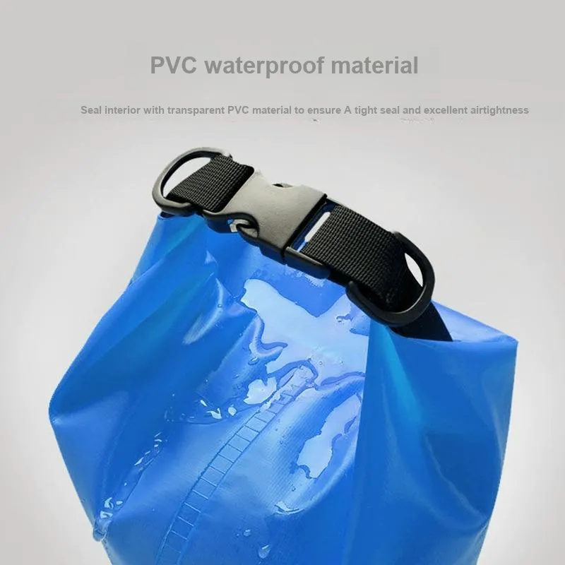Three Peaks Out Outdoor Waterproof Bag Drifting And Kayaking Float Fishing PVC Material Yellow 10L Shoulder Bag-4