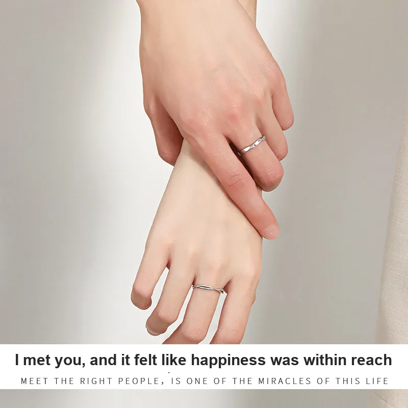 Lao Feng Xiang Sterling Silver 990 Rings Unisex-4
