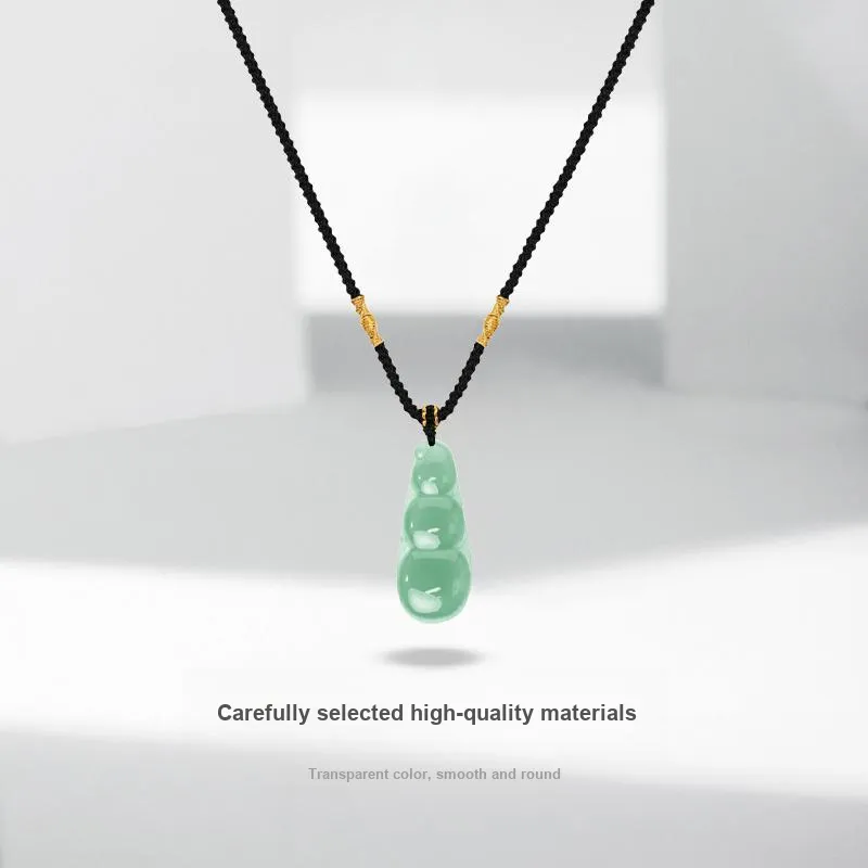 JUICY GRAPE African Emerald Jade Necklaces Unisex-1