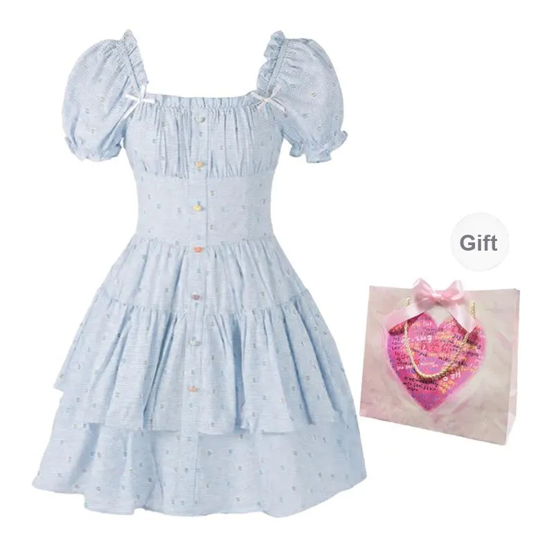Peaches Peaches Short Sleeved Dress Women's-30