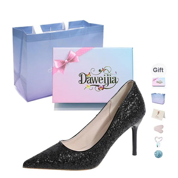 Dawei's House Slim Heel High Heels Women's Gift Box Set-33