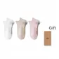 [3 Pack]Women's Socks: White/Light Apricot/Pink
