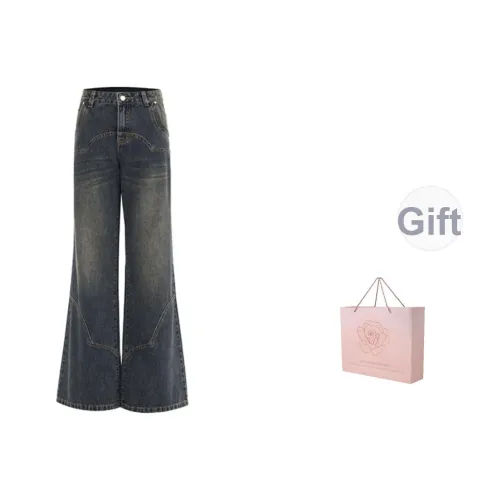 ZAZN Джинсы Женские Бетон Серый