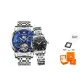 Natural Blue Dial+Natural Black Dial Couple Watches