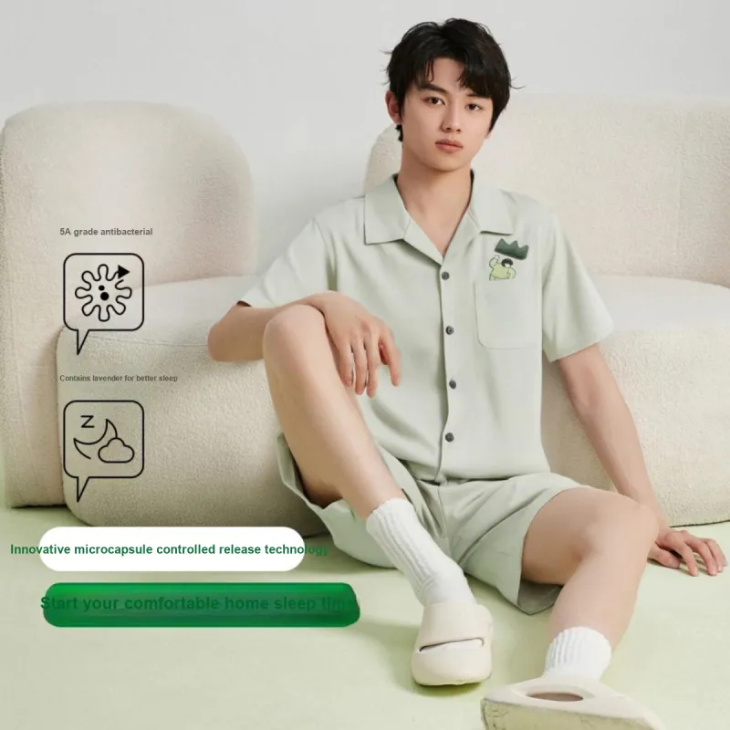 YOUKESHU Men Pajama Sets-6