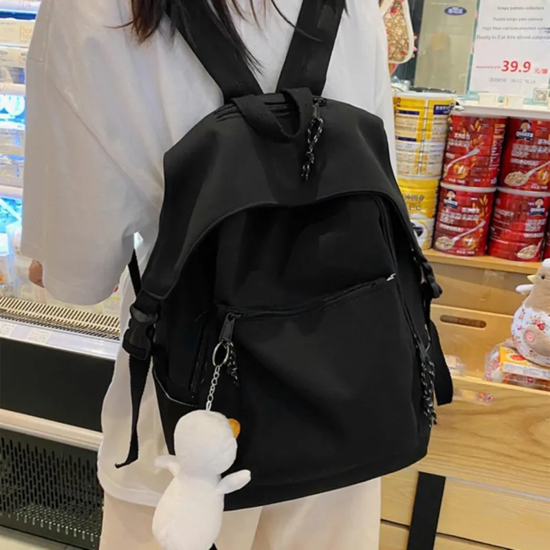 TAKI Nylon Backpack Regular Women's Multicolor-3
