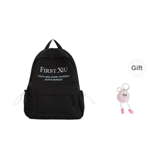 BRABOSTON Nylon Backpack Unisex Black/White/Red/Pink/Blue