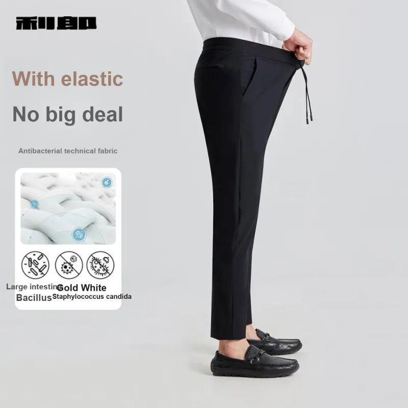 LESS IS MORE SS25 Casual Pants Men's Black-3