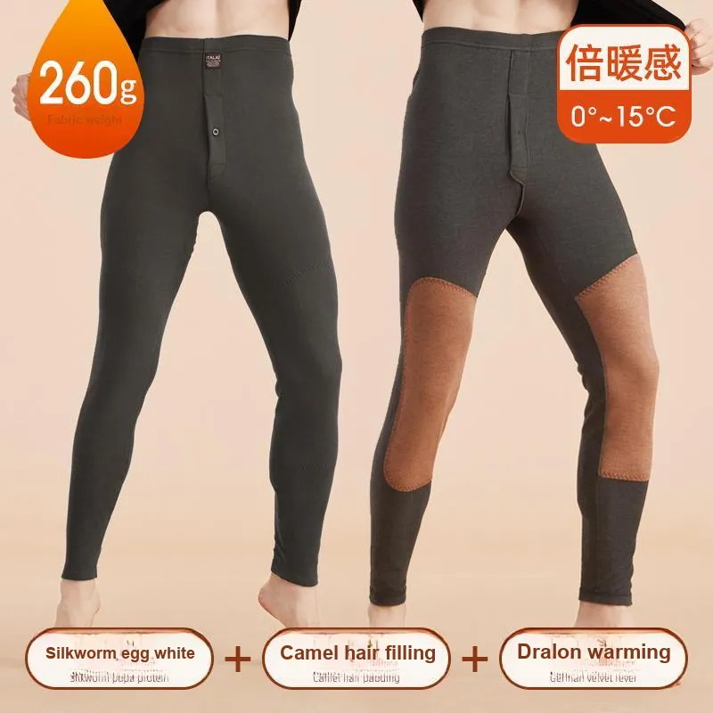 ITALAI Thermal Pants Men's Mocha Gray-1