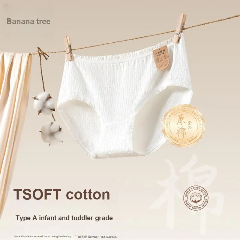 Jiaoshu Underpants Women's Independent Pack White-4