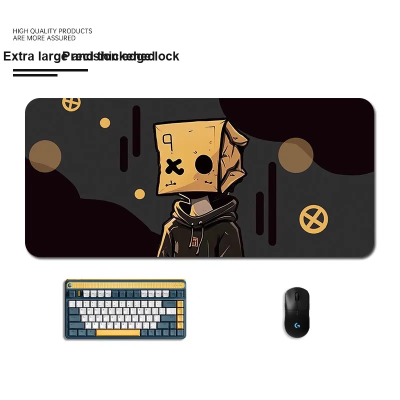 Vibrate Western Mouse Pad Old Man Gaming Mouse Pad Office Desk Mat Computer Keyboard Pad Desk Mat Mouse Pads-12