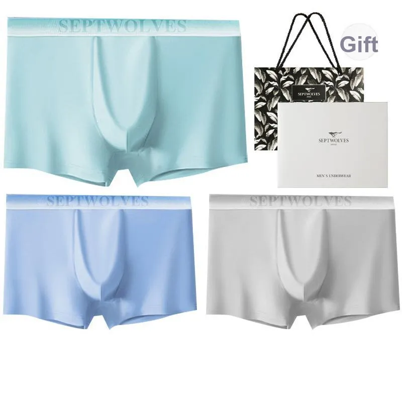 SEPTWOLVES Boxer Shorts Men's Gift Box Set+Shopping Bag-13