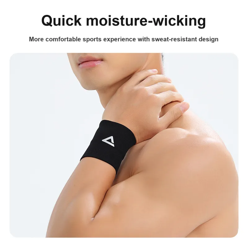 PEAK Wristbands Breathable Protective Slip Resistant Polyester Elastane Polyamide Unisex-2