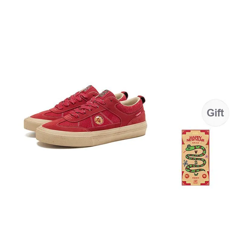 Vision Street Wear Chopper Low Top Skateboard Shoes Unisex New Year Red-6