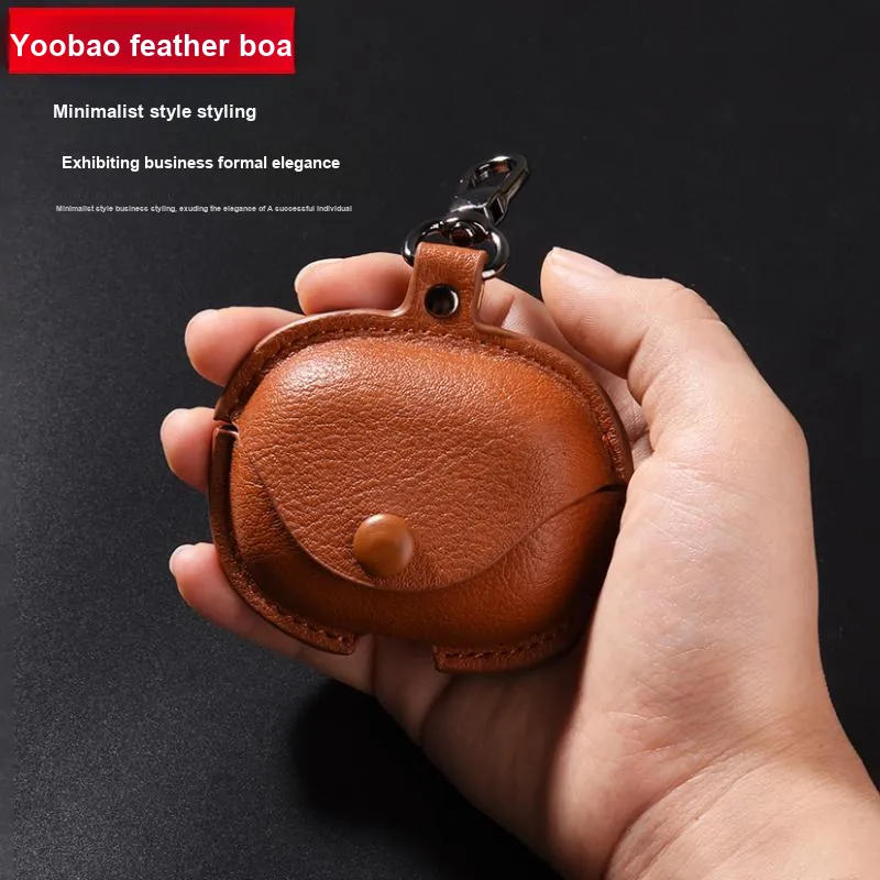 Yoobao Compatibility With Redmi Buds 6/Buds 6 Active Leather Business Impact Resistant With Hooks Headphone Set-5