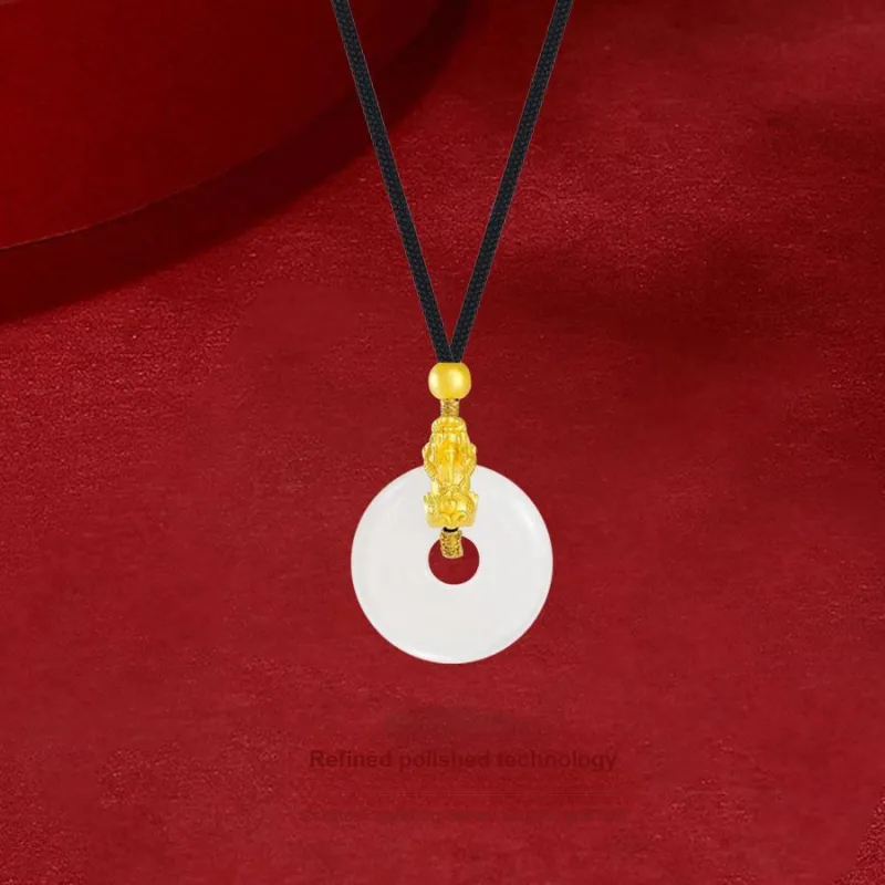 Master Kim Chalcedony Necklaces Unisex-3