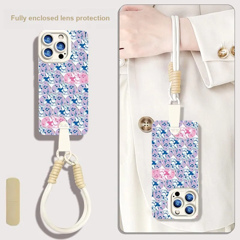 Disney Silicone Material Cute Advanced Touch Portable Phone Cases Compatibility Apple 16/15/14/plus/13/12/11/pro/ma-1