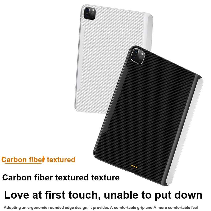 JINGSHAN Carbon Fiber Texture Suitable For IPad MiaoKong Keyboard Touch Companion Case-3