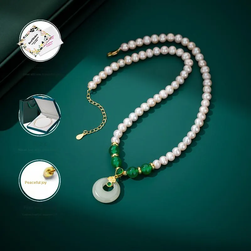 Mofei Pearl Necklaces Women's-3