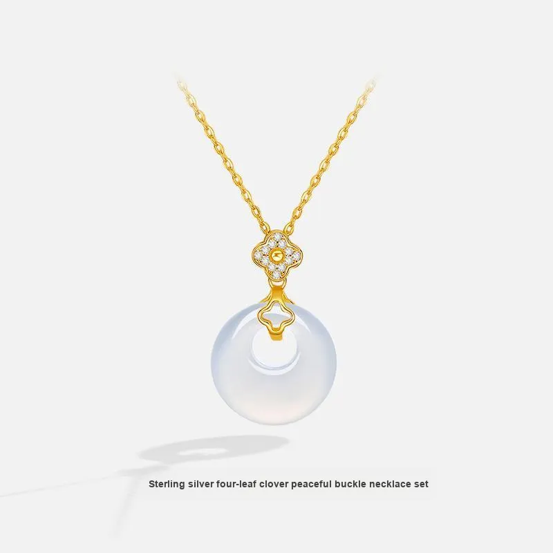 Diamond International Chalcedony Necklaces Women's-1