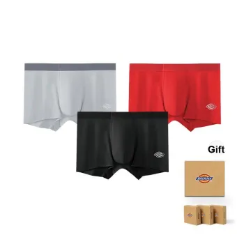 Dickies Underpants Men's Skin Friendly High Rebound Sports Boxer Shorts, Box Combo Set
