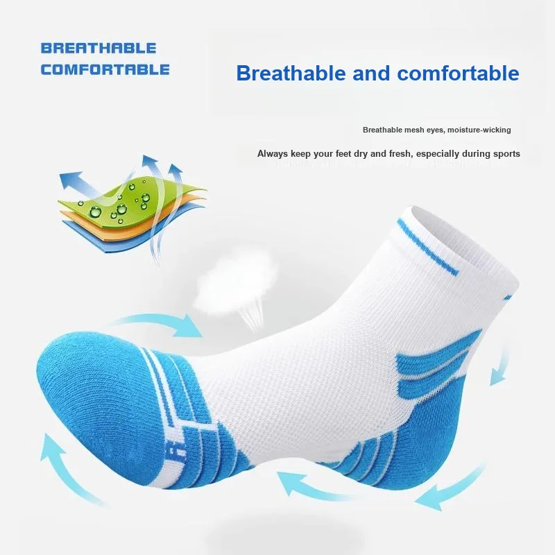 LUOLIAN Mid Calf Socks Men's 5 Pack-39