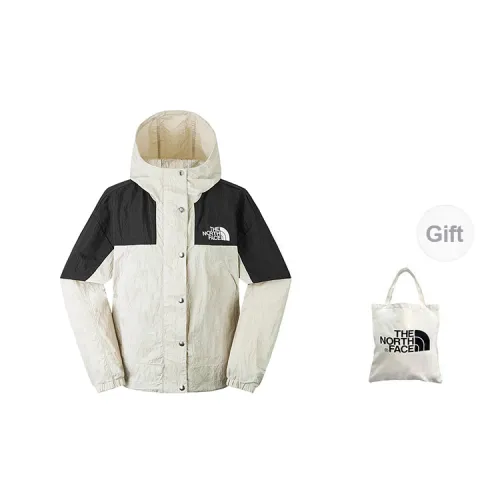 THE NORTH FACE City Outdoor Collection Jackets Women's Dune White With Canvas Bag Included