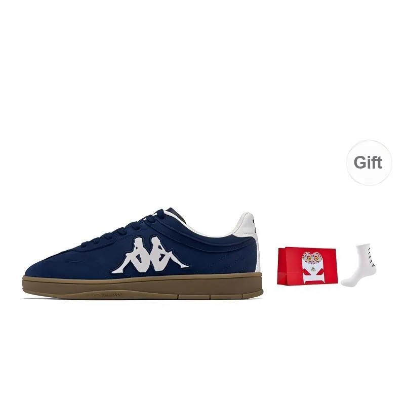 Kappa Tifo Back to Back Anti Slip Wear Resistant Low Top Skateboard Shoes Unisex Midnight Blue-17