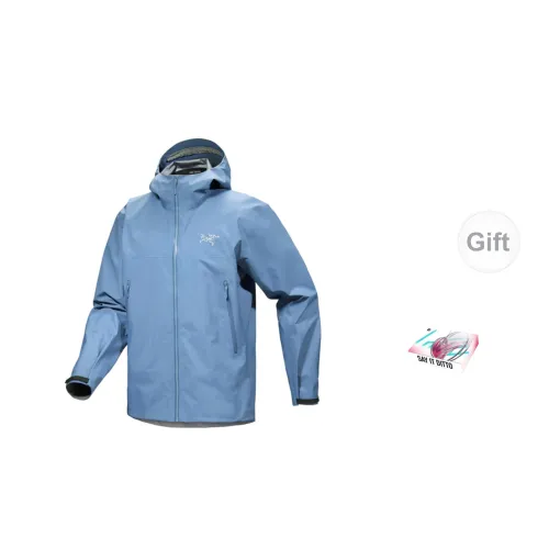 Arcteryx Beta Series Windbreaker Jackets Men Polished Stone Blue