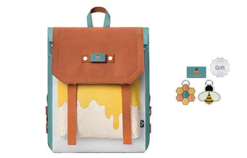 MR.ACE HOMME Polyester Backpack Regular Women's Color Blocking