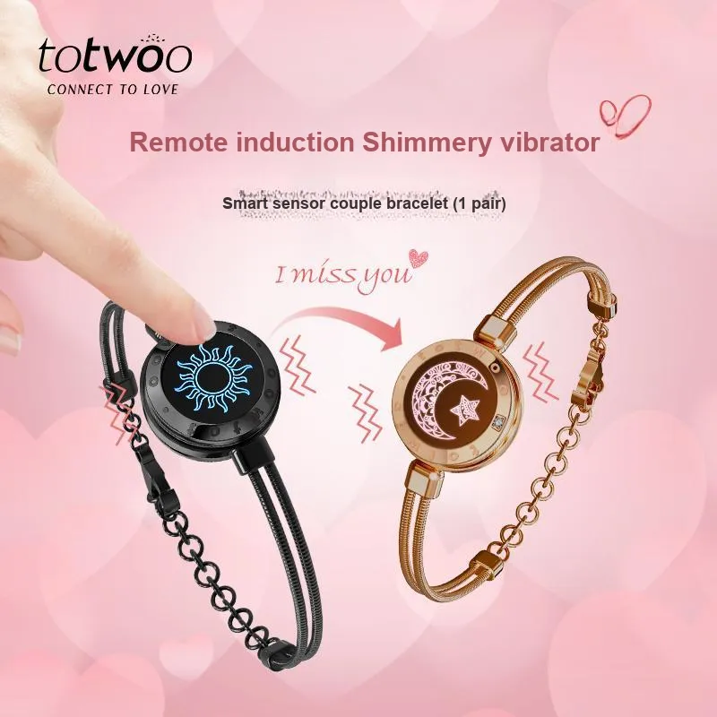 TOTWOO Haoshi Titanium Steel Bracelet Pair Unisex-2