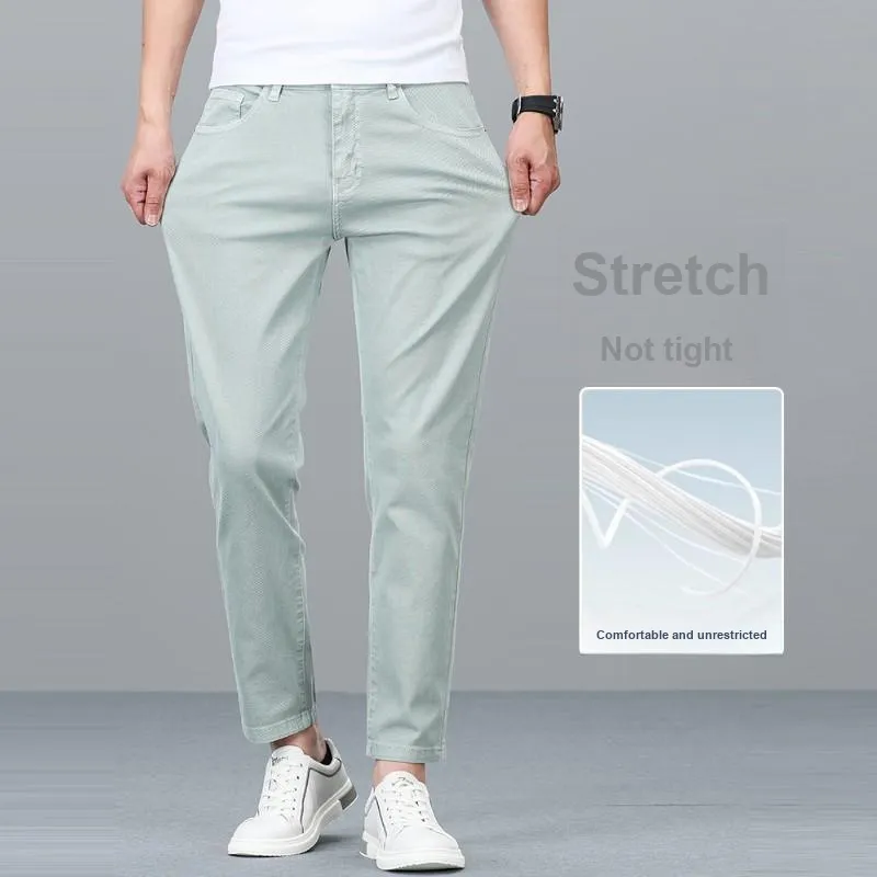JIKENDI Jeans Men Olive Green-6