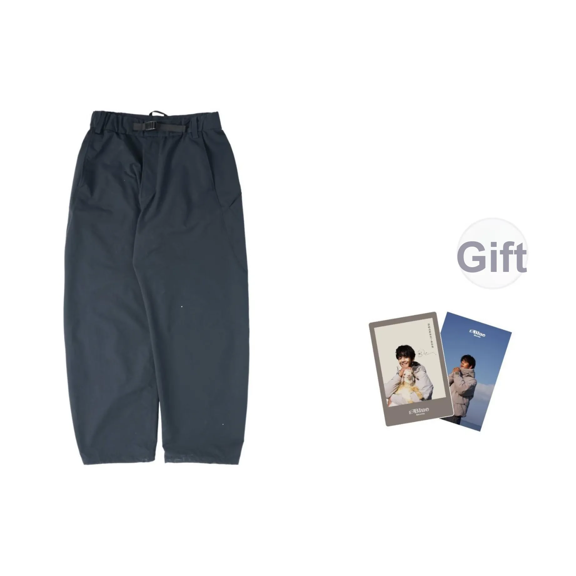 NOTHOMME BLUE Унисекс Карго Брюки