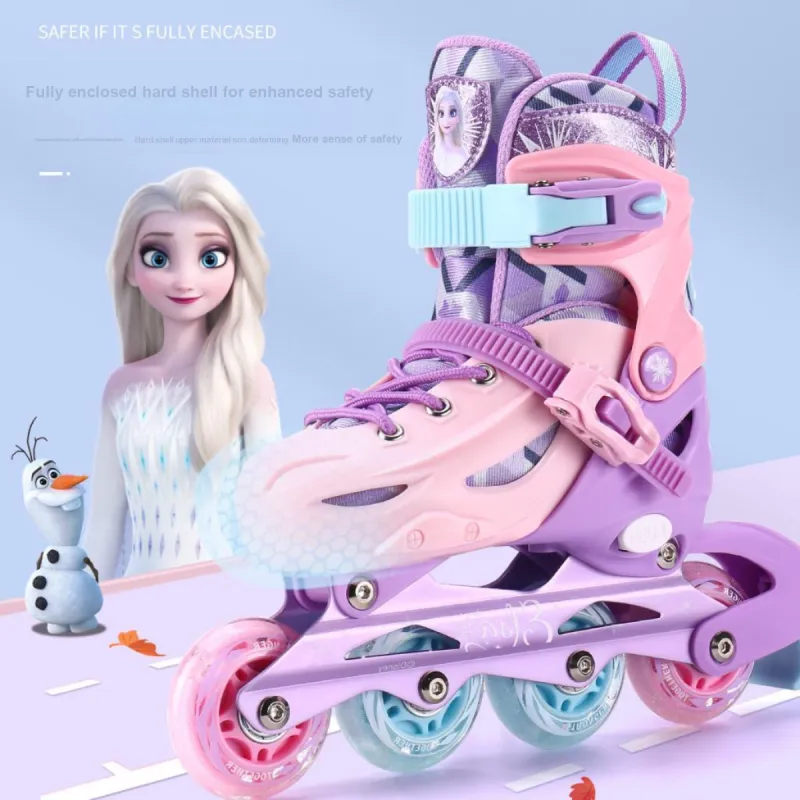 Disney x MARVEL Inline Skates PU PP Aluminum Alloy Carbon Steel Outdoor Kids'-8