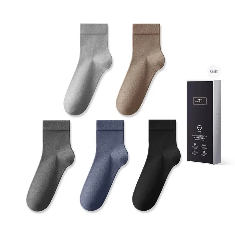 SEPTWOLVES Mid Calf Socks Unisex Box 5 Pack-3