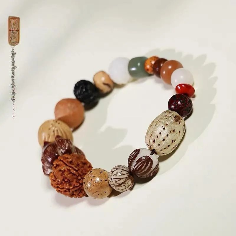 ZWU Wooden Beads Jewelry Unisex-2