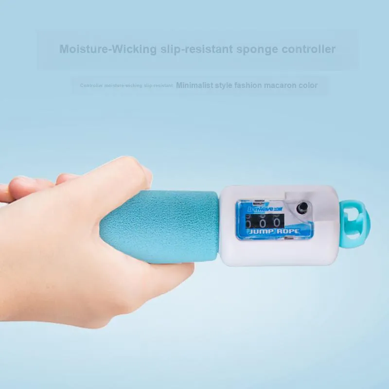 LENWAVE Casual Entertainment Mechanical Counting Jump Ropes Teenagers PVC+Steel Wire Rope, Sponge Controller-1