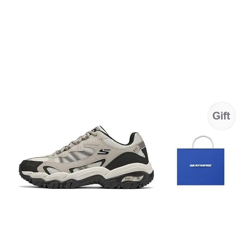Skechers OUTDOOR MENS Anti Slip Wear Resistant Low Top Trekking Shoes Men's Gray-5