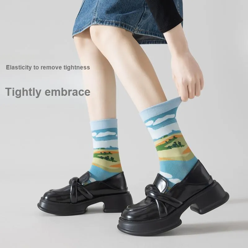 JKN Unisex Mid Calf Socks-3