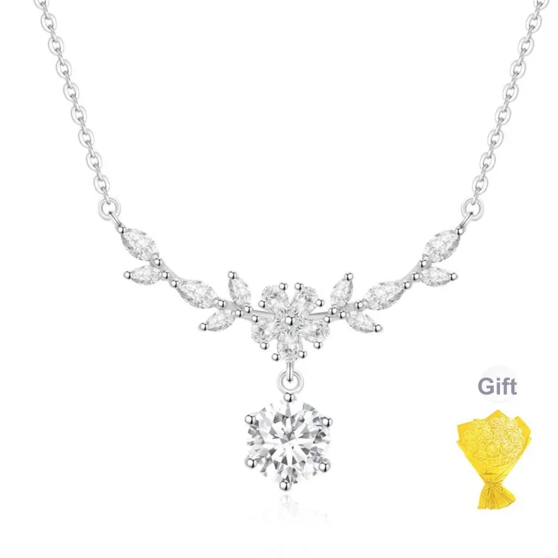 ZSY Silver 925 Necklaces Women's-0